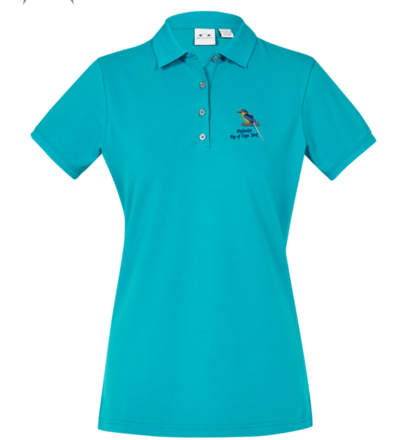 Teal Kingfisher Ladies Polo